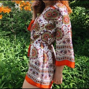 silk romper, never worn except for these photos